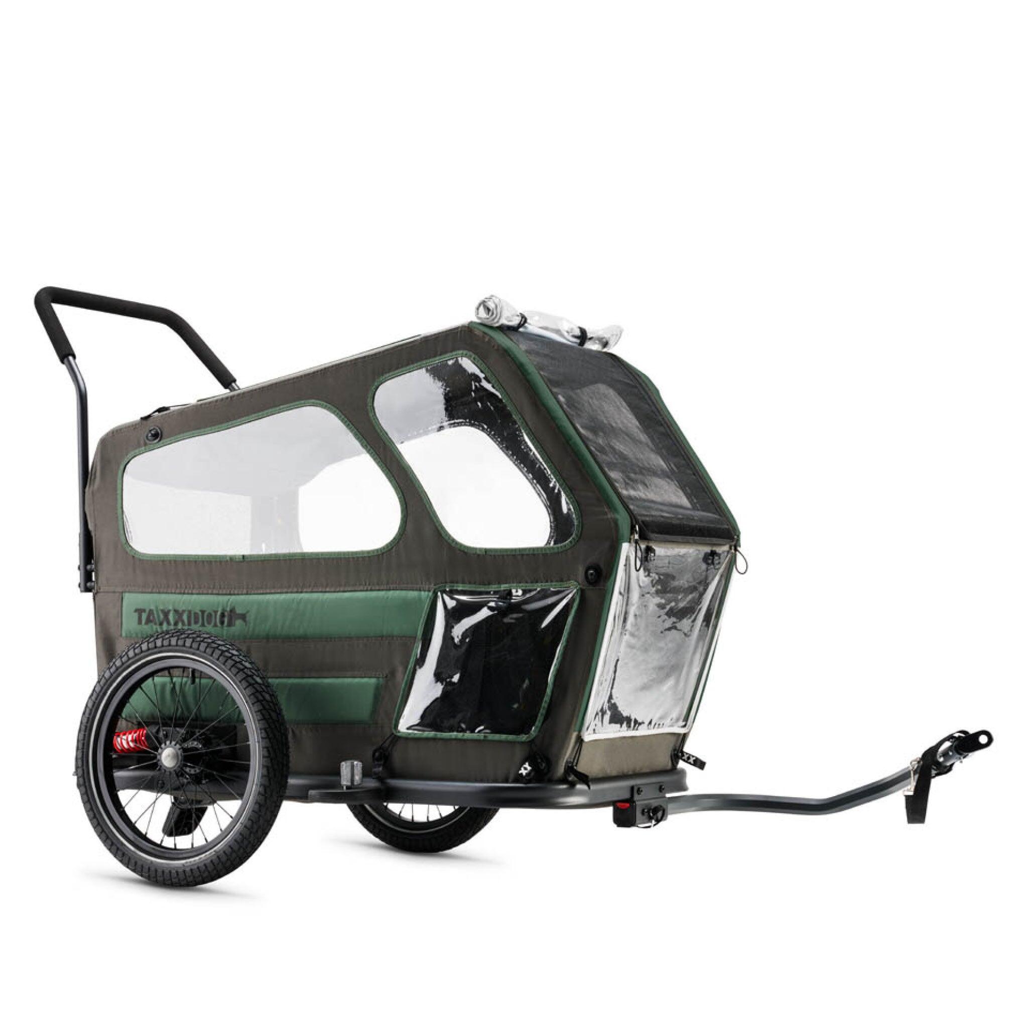 S'COOL Fahrradanhänger Premium Hundeanhänger TAXXI Dog L für kleine/mittelgroße Hunde