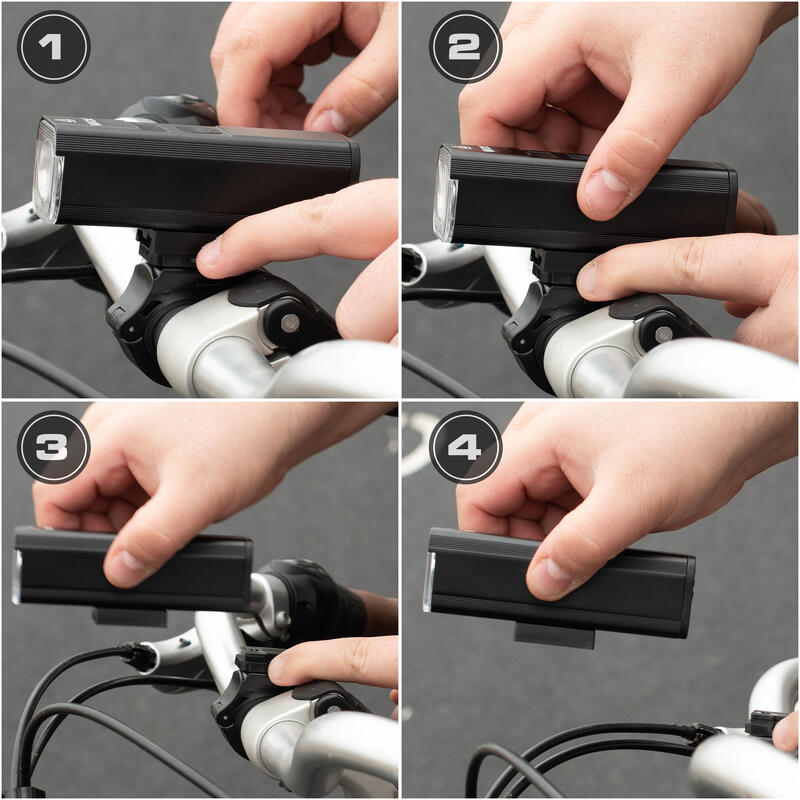 Lampă față pentru bicicletă VA0071 Powerbank LCD reîncărcabil 1300lm