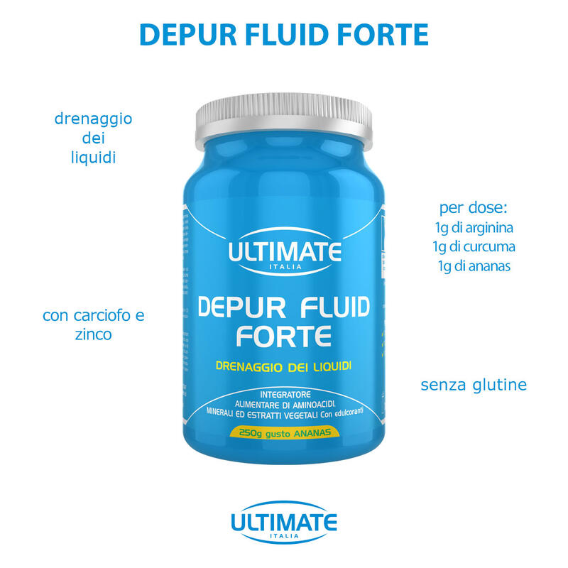 Integratore alimentare - DEPUR FLUID FORTE ANANAS - 250g