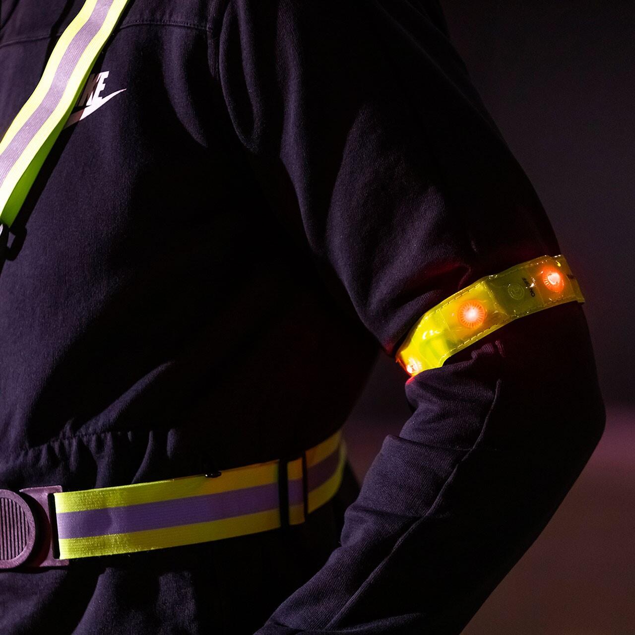 Tunturi LED Jogging Sicherheitsarmband Gelb 2/7
