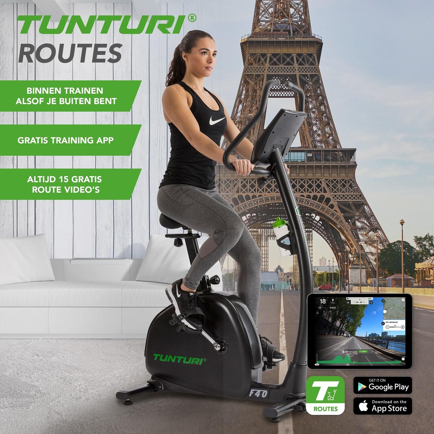 Tunturi Heimtrainer Fahrrad Bike Competence F40 Schwarz 5/7