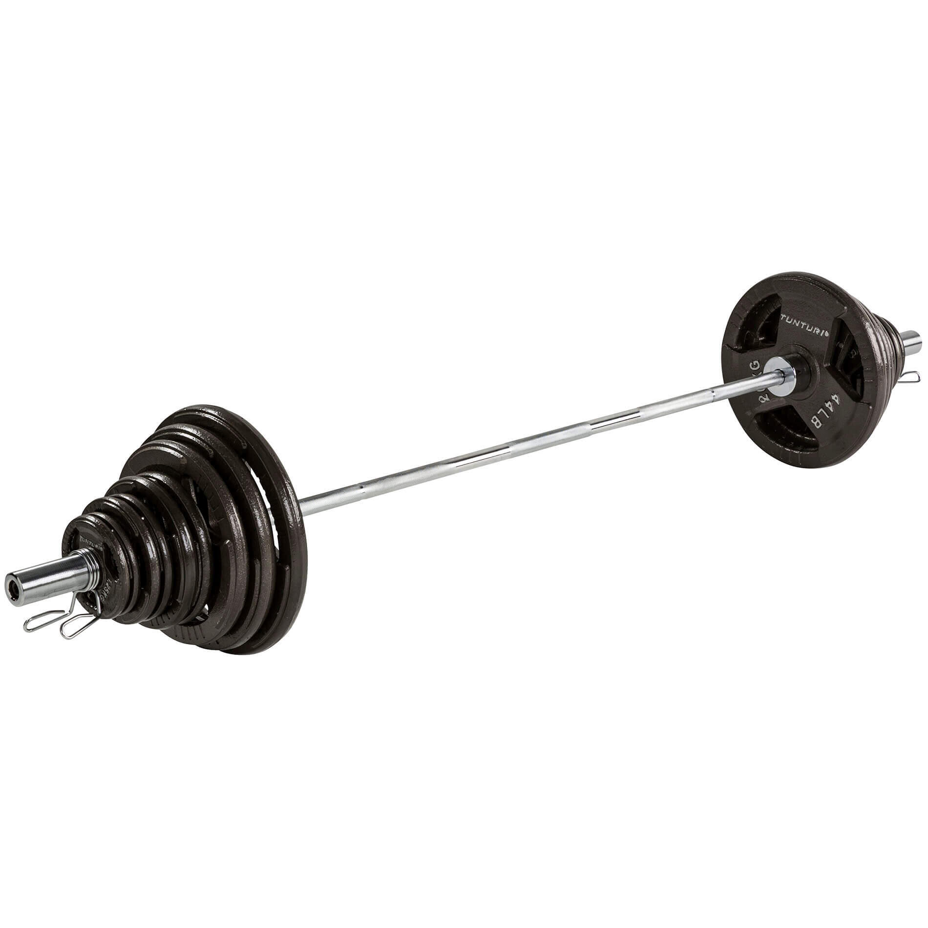 Tunturi Olympisches Gewichtsset 100 kg Schwarz 2/5