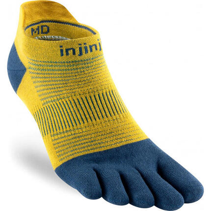 Chaussettes à orteils de running Run Lightweight No Show Coolmax unisexe