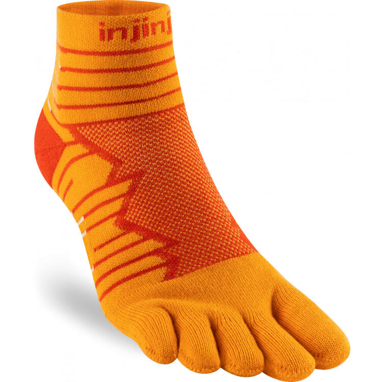 Chaussettes à orteils de running Ultra Run Mini-Crew Coolmax unisexe