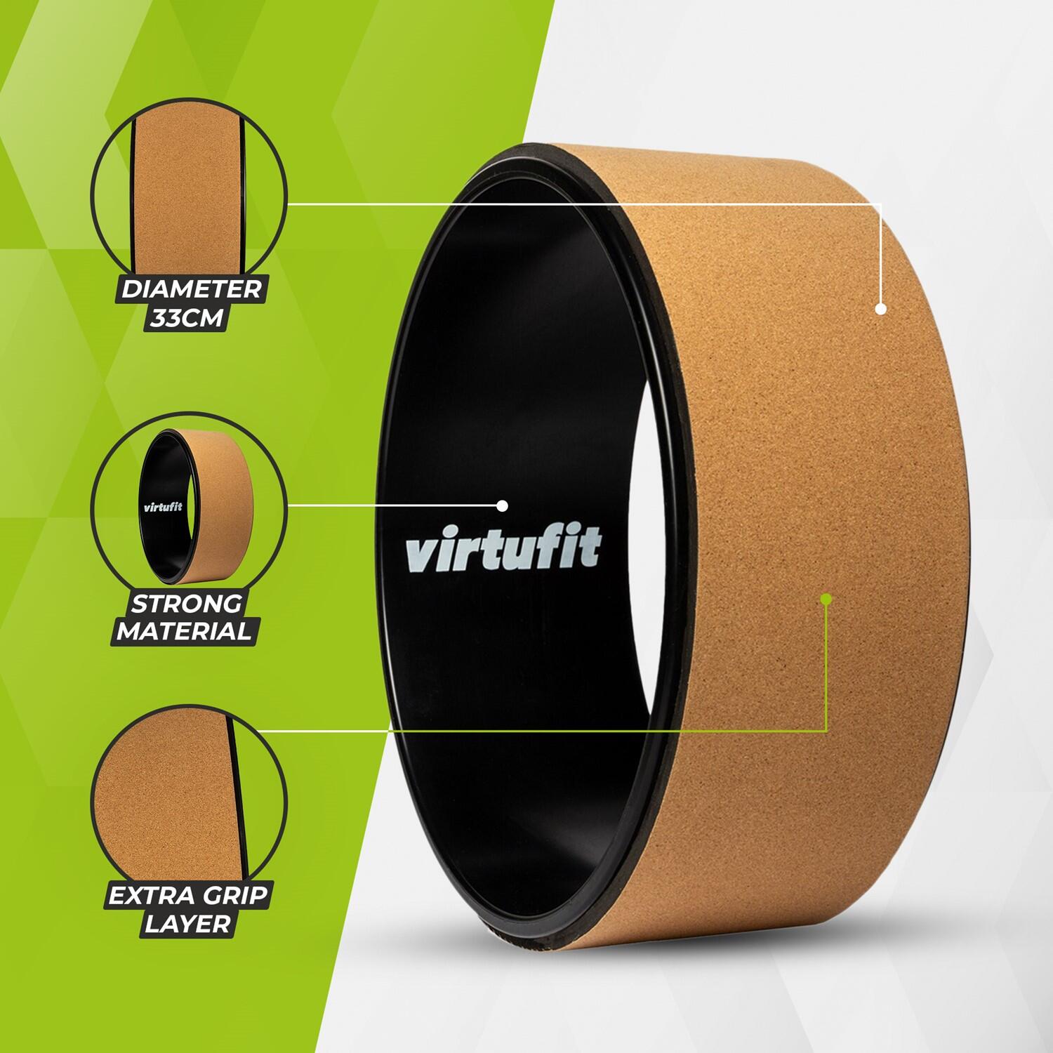 Premium Kurk Yoga Wiel - Ecologisch - 33 cm 4/7