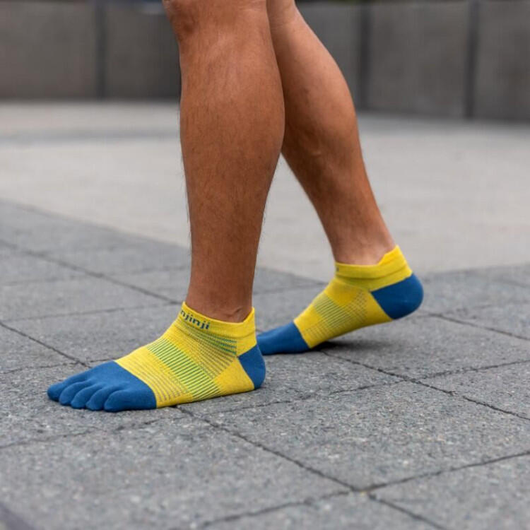 Chaussettes à orteils de running Run Lightweight No Show Coolmax unisexe