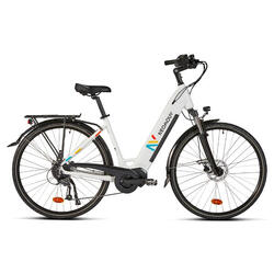 Seconde vie - Vélo ville électrique - NEOMOUV Ekia 2 - Blanc - TRÈS BON