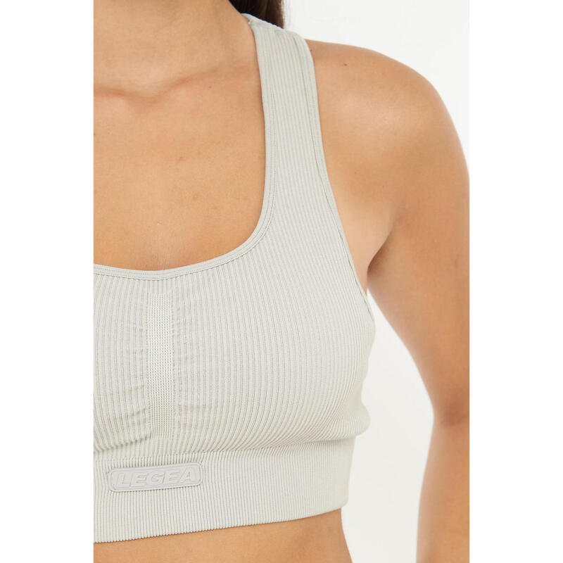 top fitness donna iconic grigio chiaro