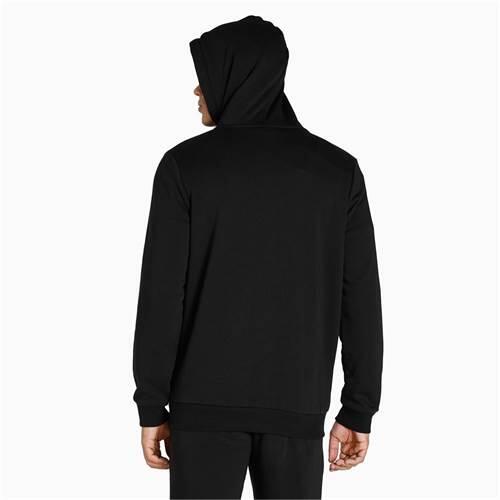 Veste à capuche zippée avec petit logo Essentials Homme PUMA Black