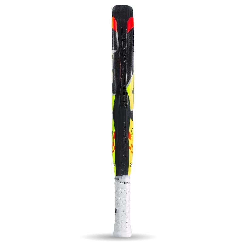 Pala de padel Fenix Edition Carbon A22 pádel Amarillo Akkeron