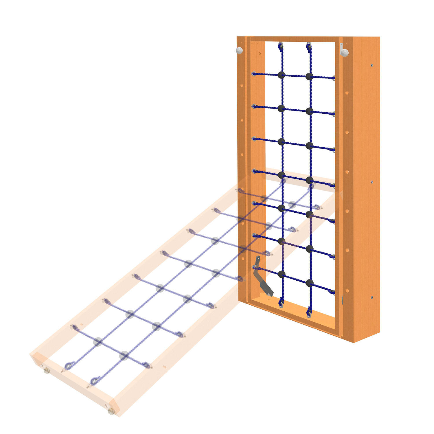 Folding Gymnastics Wall TuWa Climbing Net Incline Without fall protection 5/6