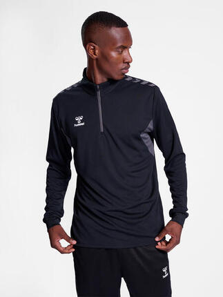 Demie-Fermeture Éclair Zip Sweat-Shirt Hmlauthentic Homme