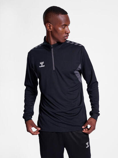 Demie-Fermeture Éclair Zip Sweat-Shirt Hmlauthentic Homme