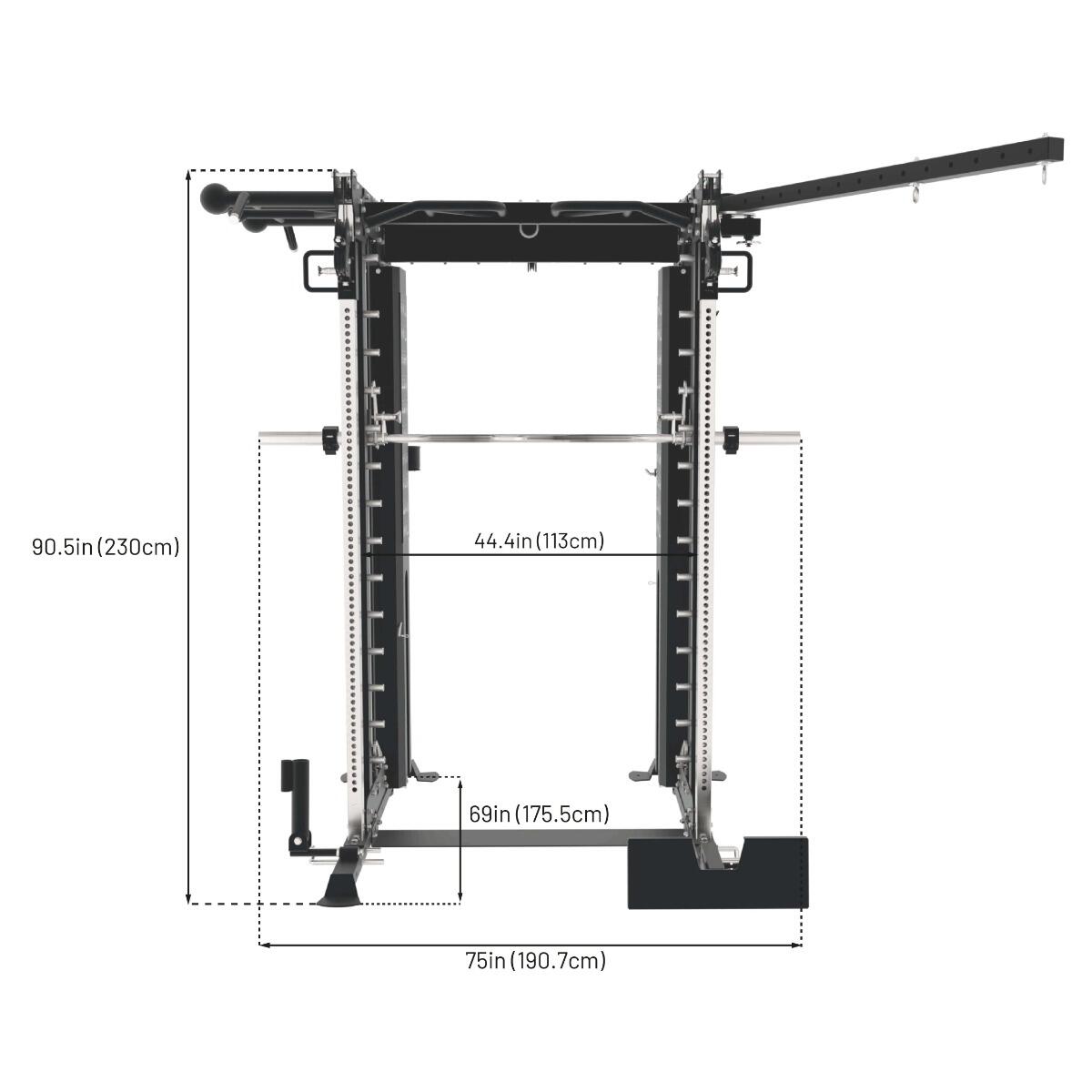 Entraîneur tout-en-un G20 V2 Pro™ - Machine Smith Multipuissance, double poulie 4/5