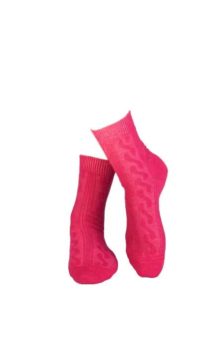 Sosete antibacteriene din lana merino Warm Light Fuchsia, 35-38 EU 3/3