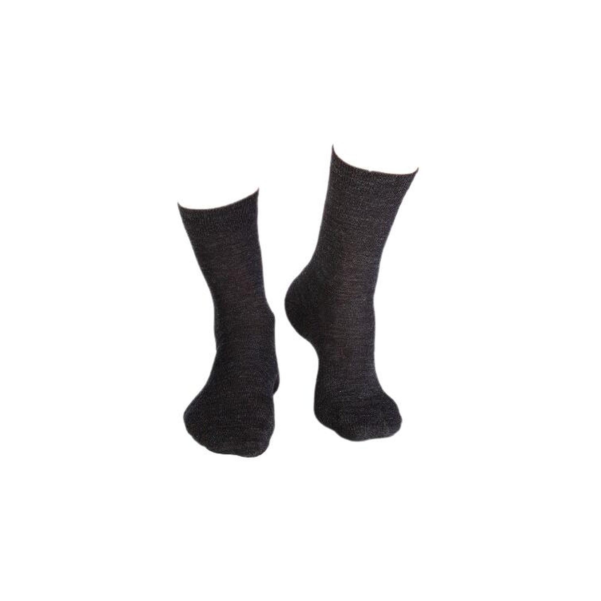 Sosete antibacteriene din lana merino Antracit, 43-46 EU