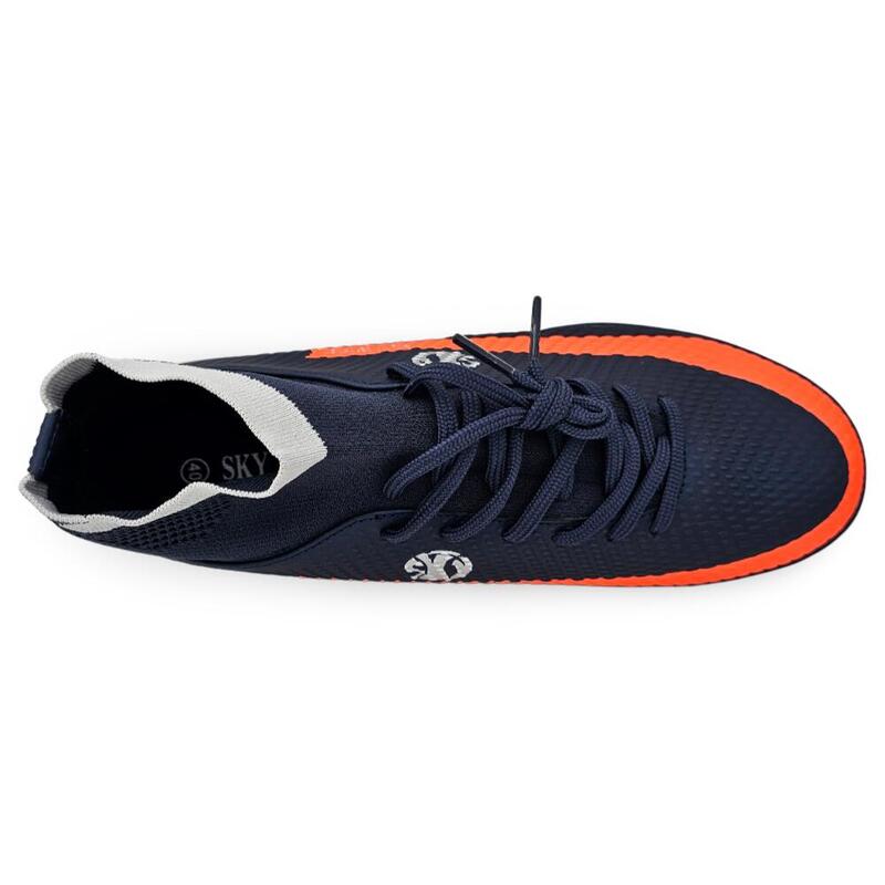 Ghete de fotbal MBrands, 9535 cu glezniera, pentru teren sintetic, bleumarin 41