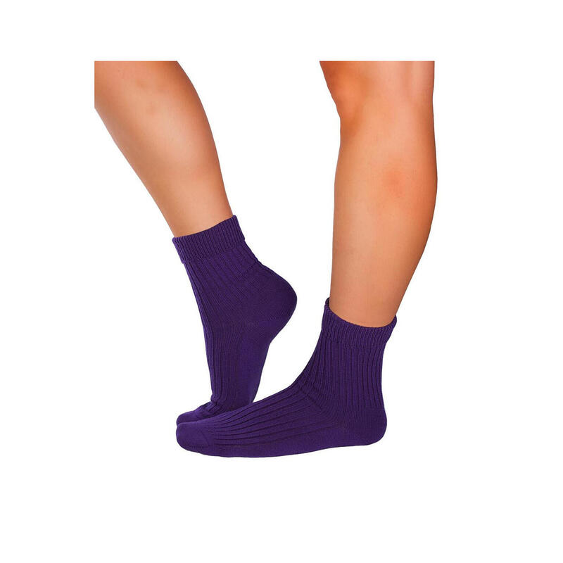 Sosete antibacteriene din lana merino Warm Purple, 35-38 EU