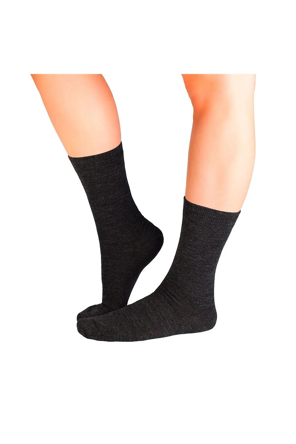 Sosete antibacteriene din lana merino Antracit, 39-42 EU 3/4