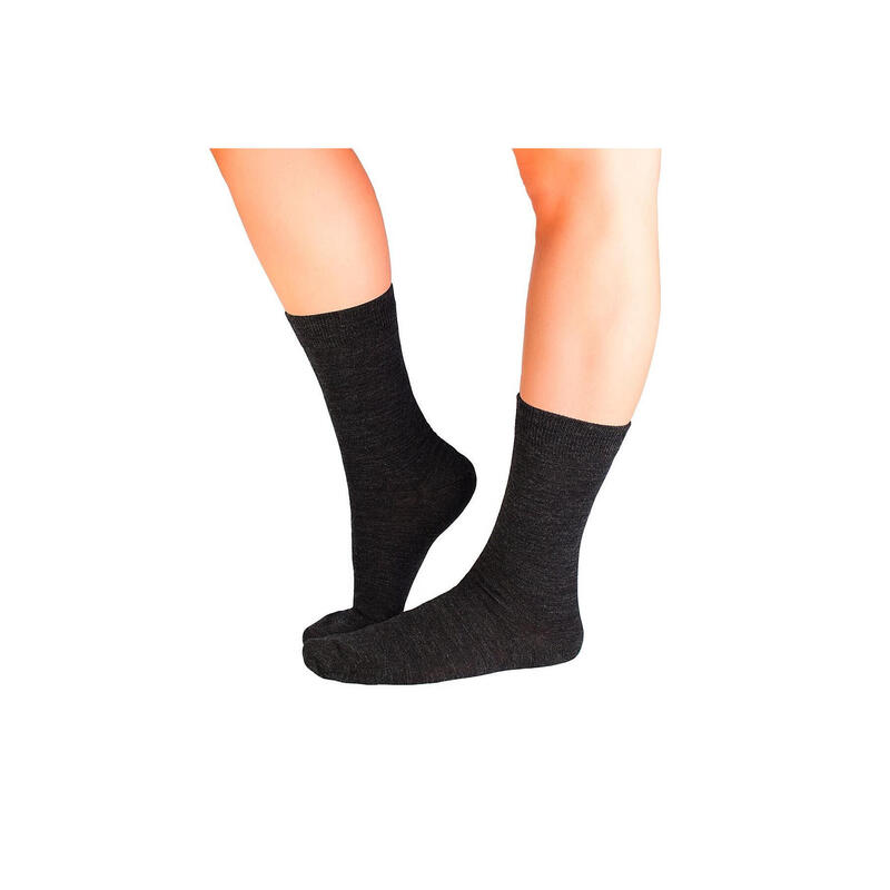 Sosete antibacteriene din lana merino Antracit, 43-46 EU