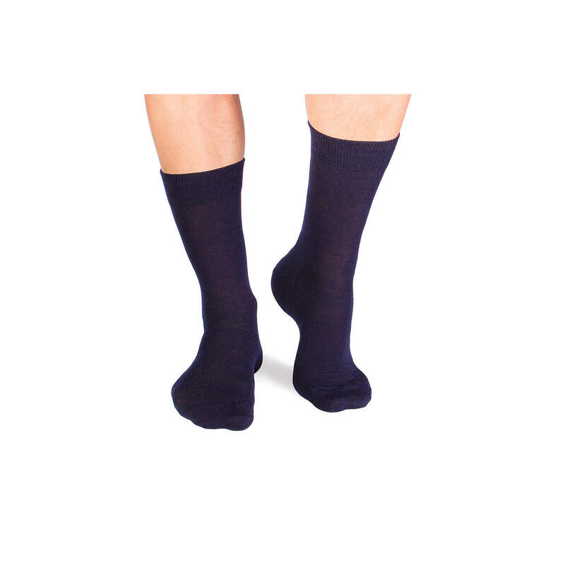Sosete antibacteriene din lana merino Dark Blue, 39-42 EU
