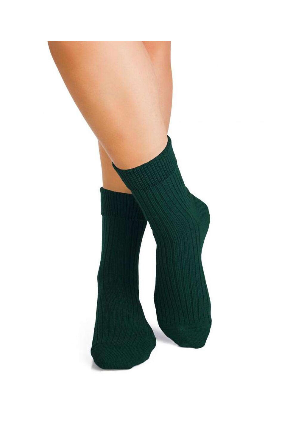 Sosete antibacteriene din lana merino Warm Verde inchis, 39-42 EU