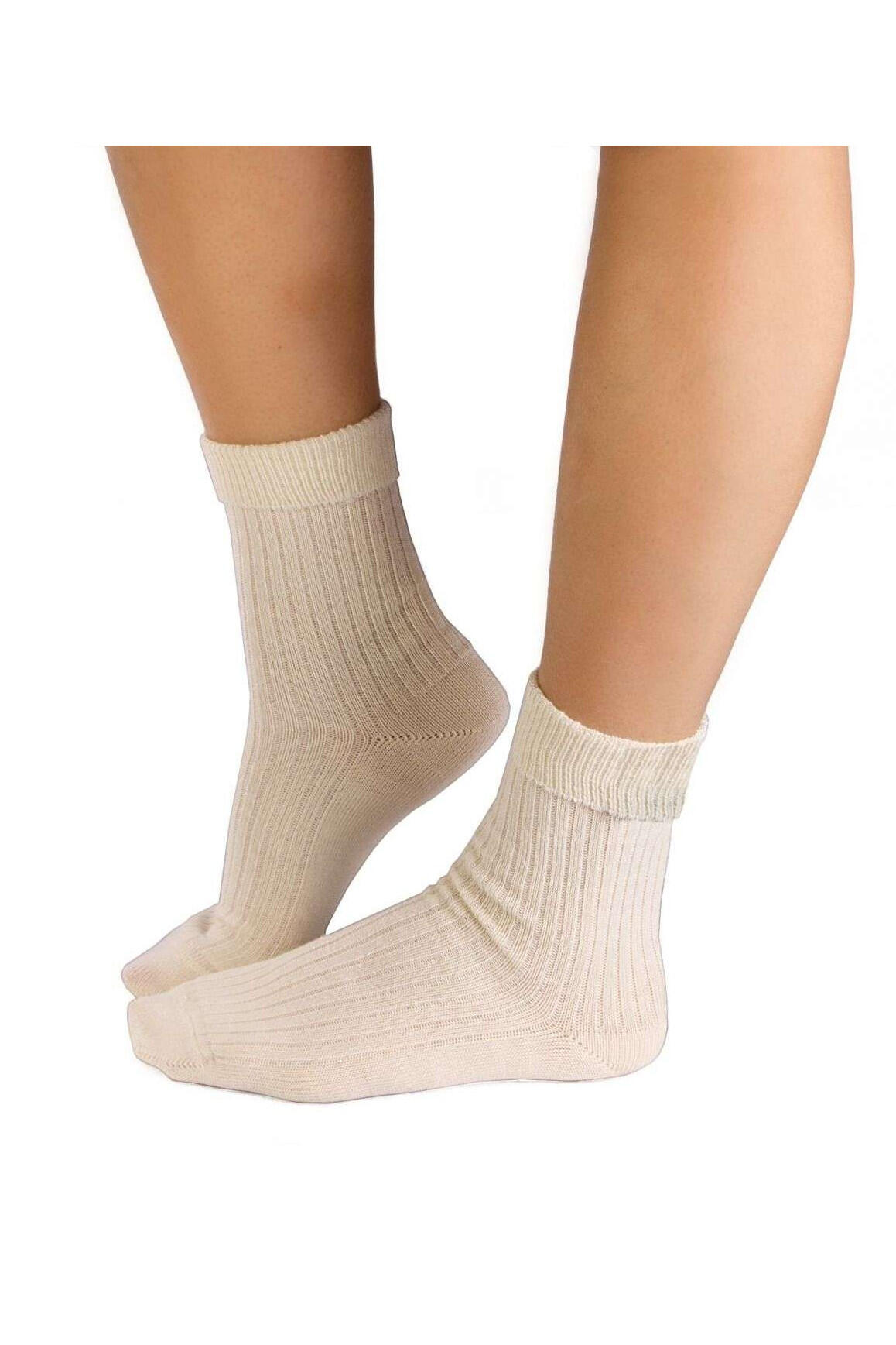 Sosete antibacteriene din lana merino Warm Alb, 35-38 EU