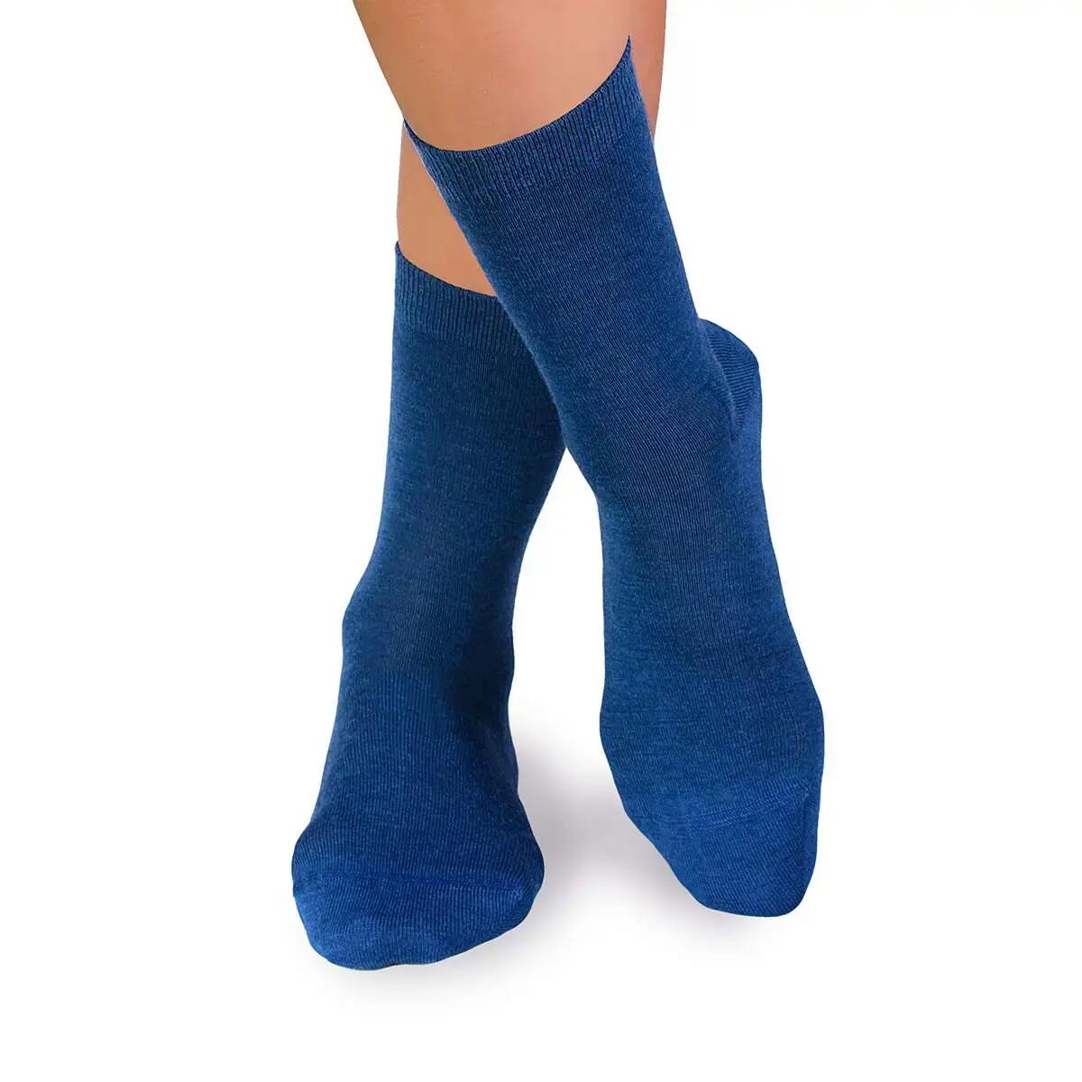 Sosete antibacteriene din lana merino Fine Albastru, 35-38 EU 1/12