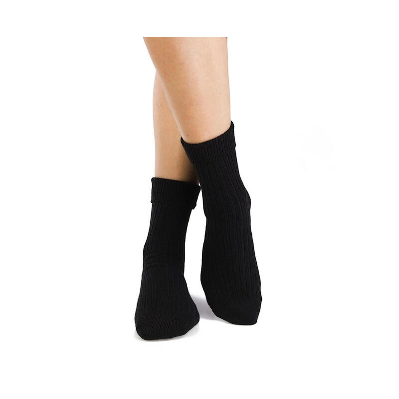 Sosete antibacteriene din lana merino Warm Black, 35-38 EU