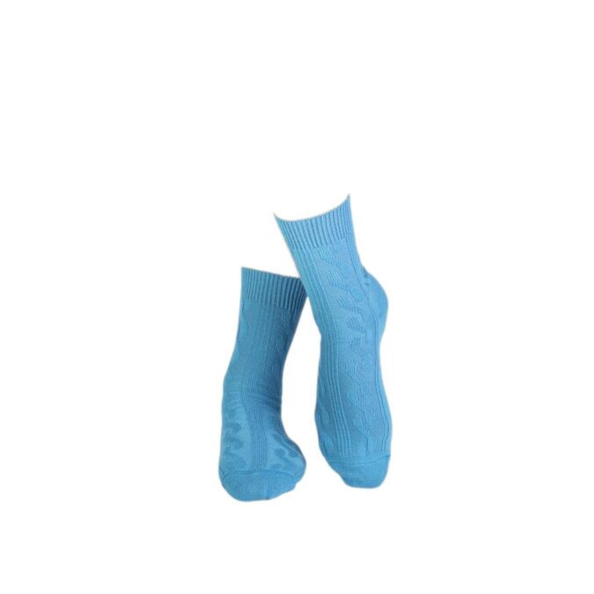 Sosete antibacteriene din lana merino Warm Turquoise, 39-42 EU