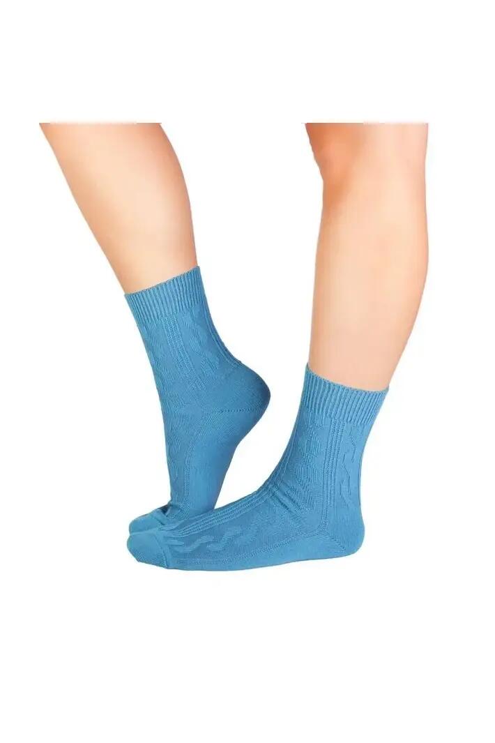 Sosete antibacteriene din lana merino Warm Turquoise, 39-42 EU 2/3