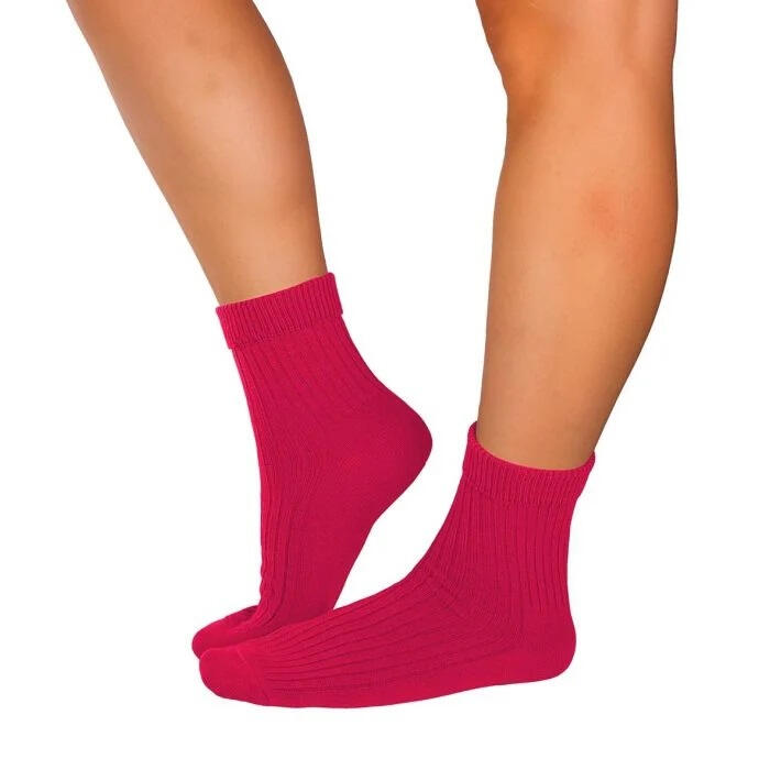 Sosete antibacteriene merino Warm Fuchsia, 35-38 EU