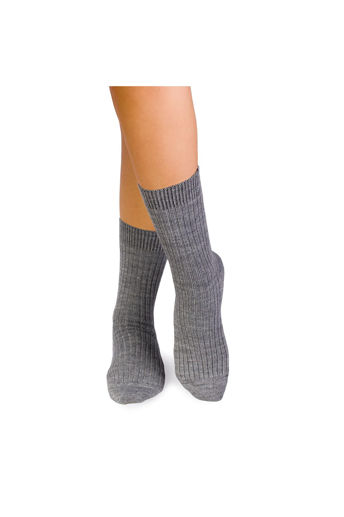 Sosete antibacteriene din lana merino Warm Gri, 39-42 EU