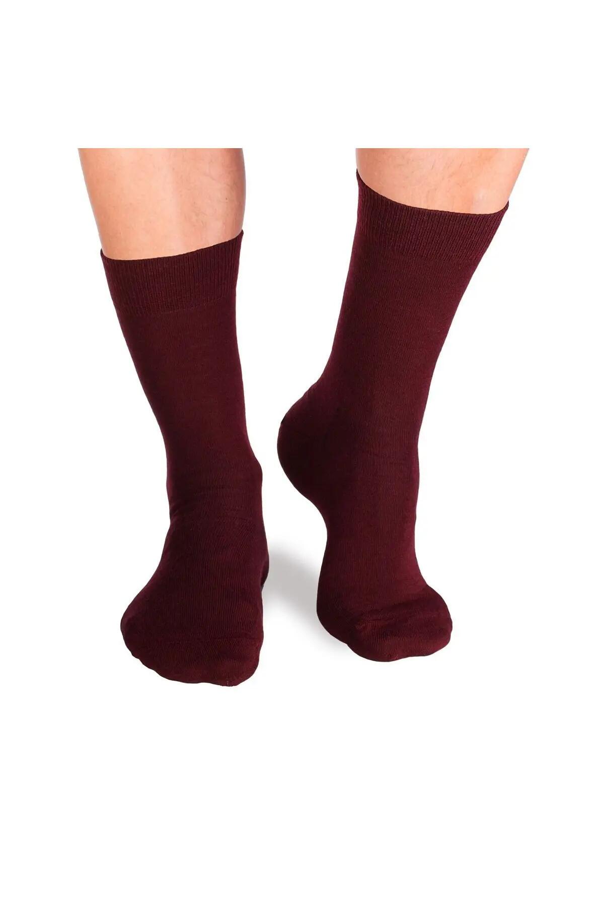 Sosete antibacteriene din lana merino Fine Bordeaux, 43-46 EU 5/6