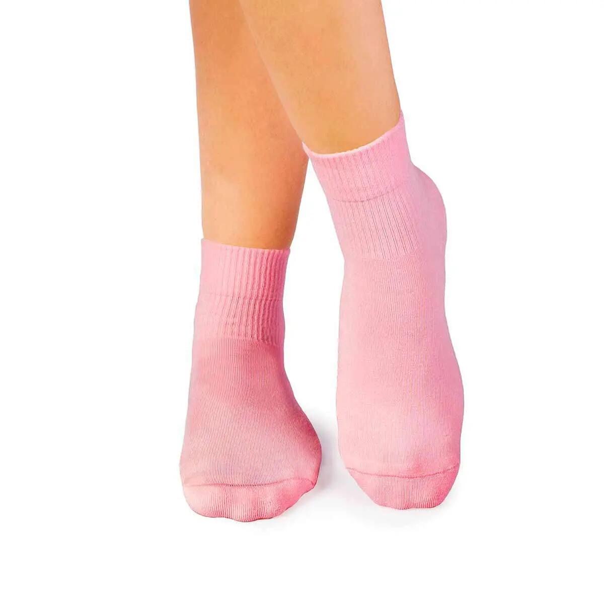 Sosete bumbac organic roz cu sageata si inimioara Active Day, 39-42 EU 2/4