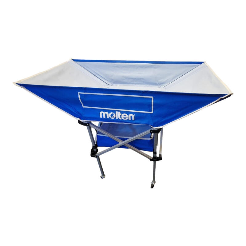 Carucior pentru mingi Molten BKCVHB, mobil, pliabil
