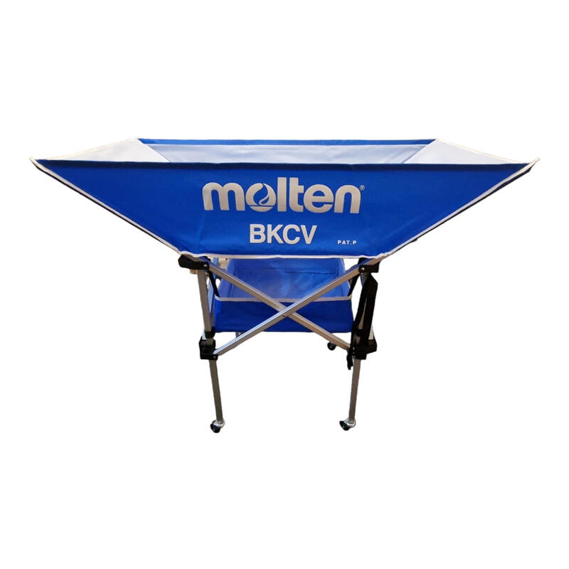 Carucior pentru mingi Molten BKCVHB, mobil, pliabil