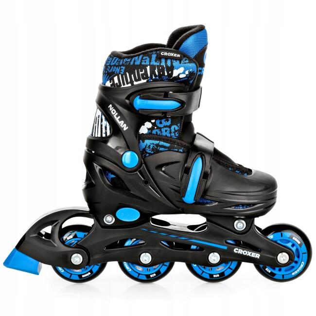 Rollerblade regolabile LED Nollan Blu/Nero