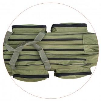 Geanta lansete 3 compartimente Baracuda B32 130 cm, verde