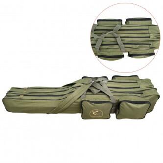 Geanta lansete 3 compartimente Baracuda B32 130 cm, verde