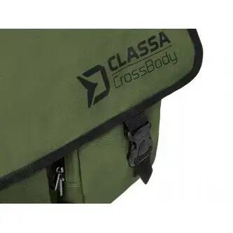 Geanta pescar Delphin Classa CROSSBODY,  de umar, 40x35x13cm, verde 4/4