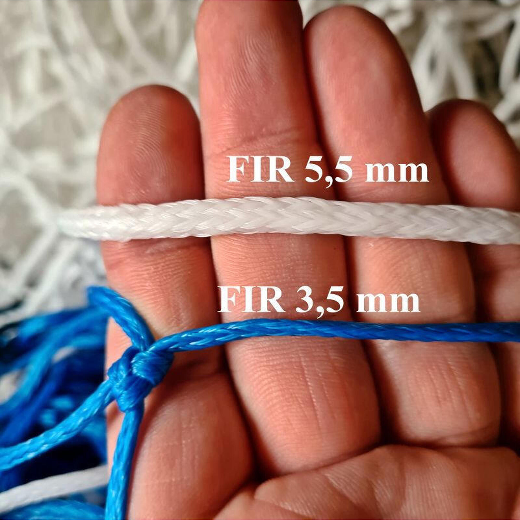 Set 2 plase porti fotbal 5x2 m Anastasia Spor, fir 3,5 mm