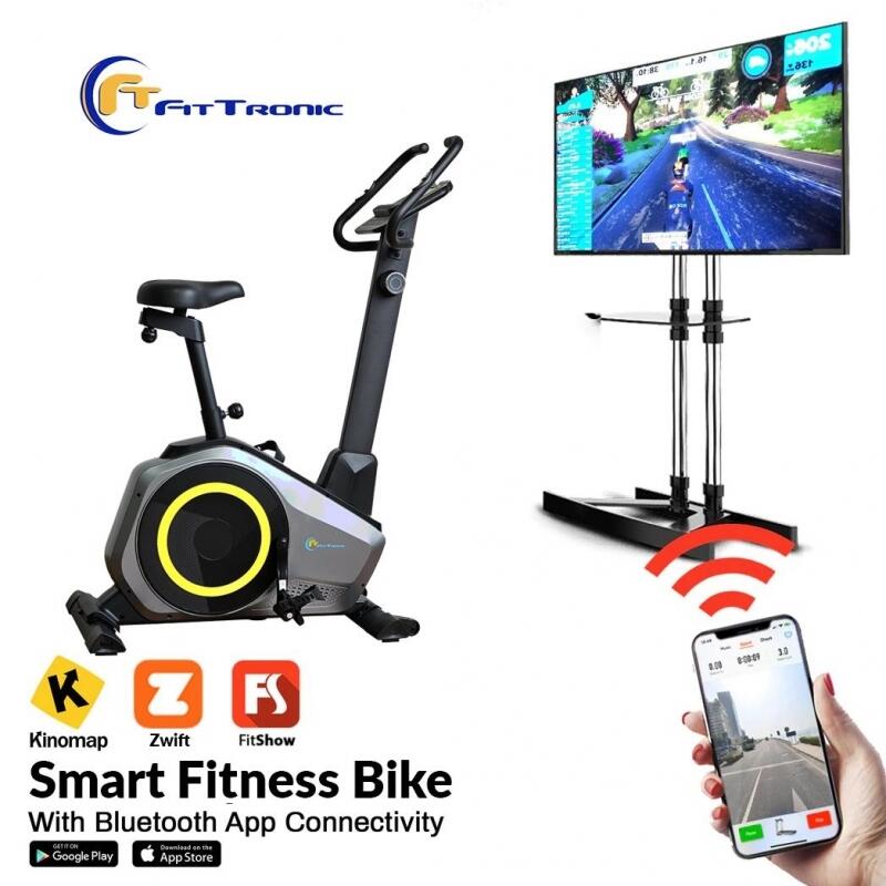 Bicicleta magnetica FitTronic 609B, Apps Zwift, Kinomap, Fitshow