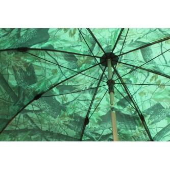 Umbrelă/shelter Delphin PVC perete lateral extins, 250 cm, camuflaj, husa, cuie