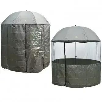 Shelter/umbrela Baracuda U6-WS, inchidere 360, paravan vant si plasa antiinsecte 2/4