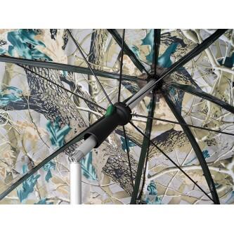 Umbrelă cu perete Delphin CLASSA CAMO, 250 cm, snururi + cuie fixare, husa