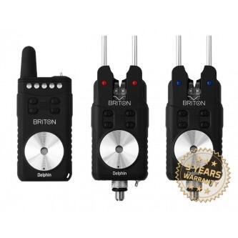 Set avertizori wireless Delphin BRITON, 2+1, culoare neagra