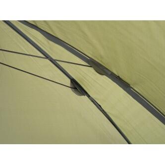 Umbrelă Delphin RAINY, diagonala 250 cm, verde, husa transport, corzi si cuie