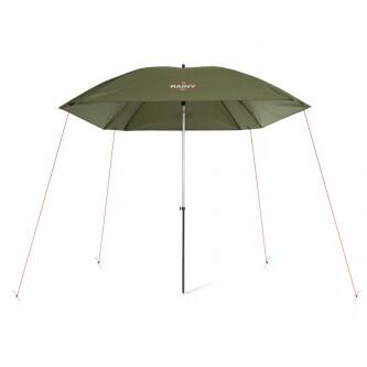 Umbrelă Delphin RAINY, diagonala 250 cm, verde, husa transport, corzi si cuie