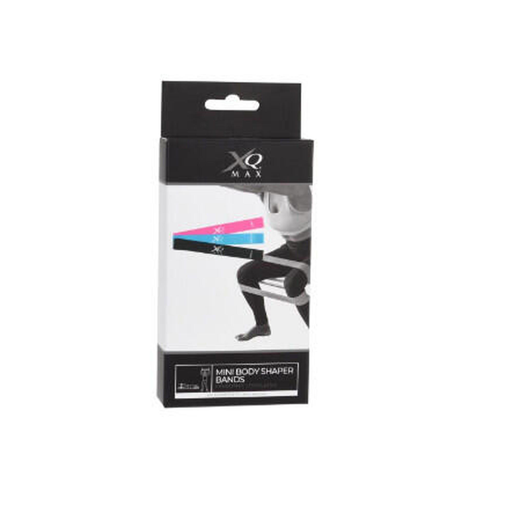 Set 3 benzi elastice XQ Max pentru gimnastica, Multicolor